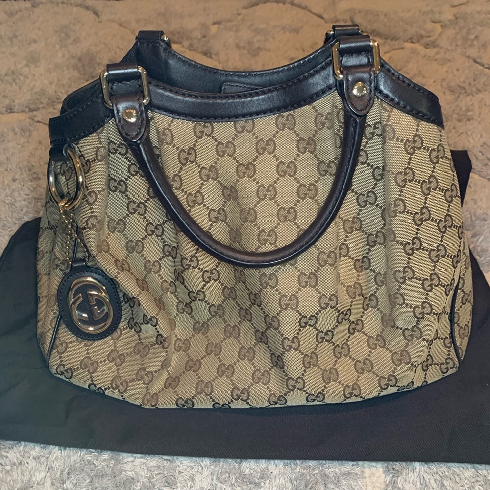 Authentic GUCCI handbag and wallet